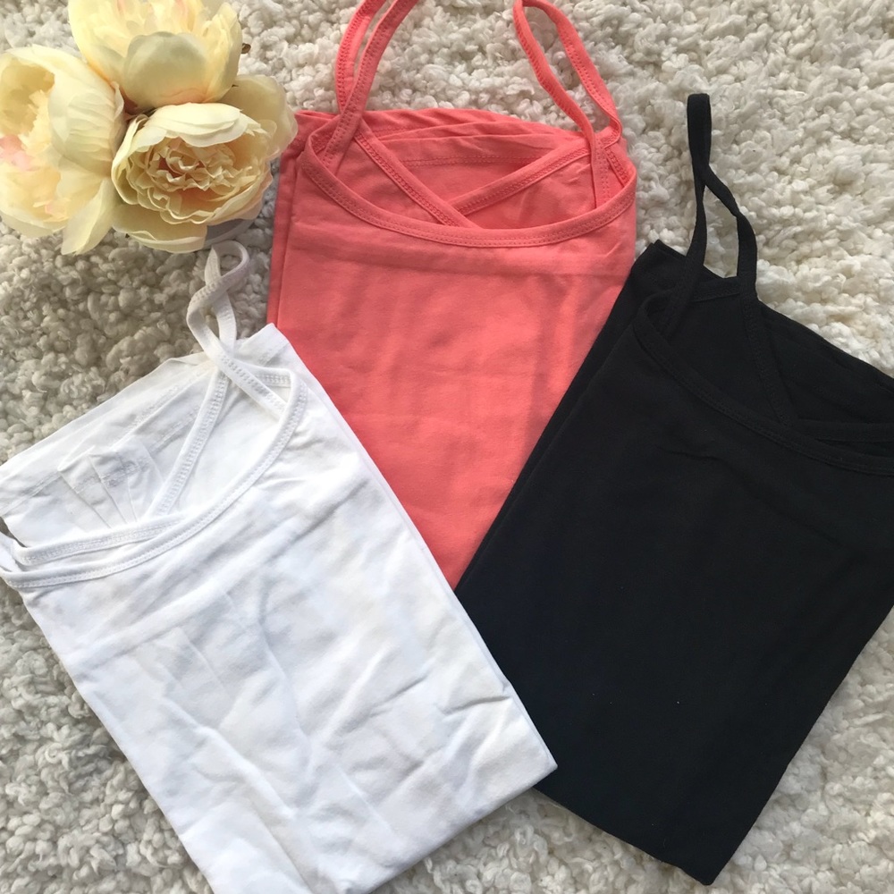 Cami Undershirts Set of 3 Full Figure